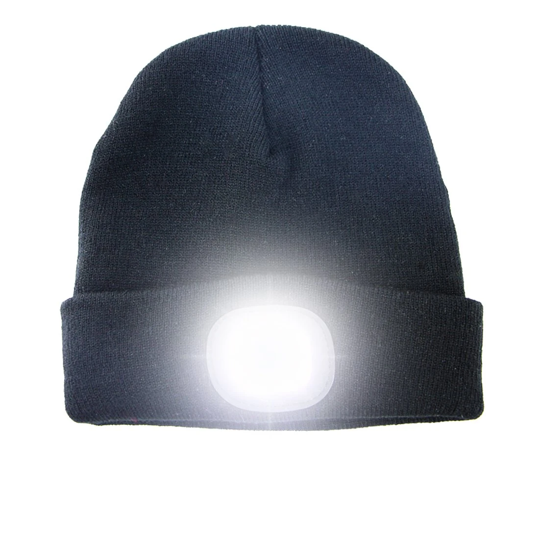 LED Lighted Beanie Hat, Rechargeable, Assorted Colors