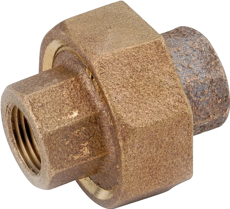1 In. Lead Free Red Brass Threaded Union Fip Connection