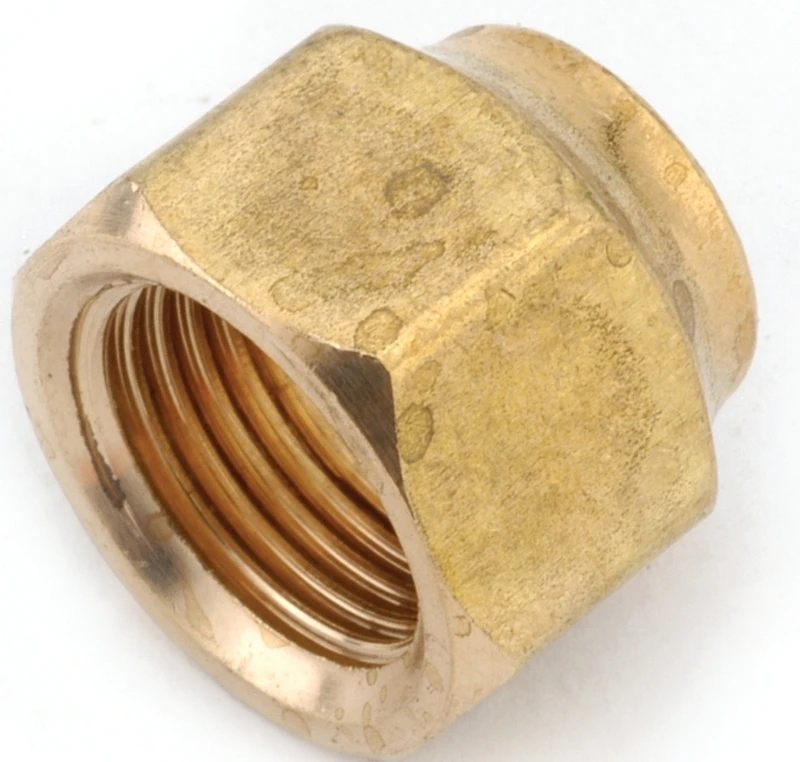 Anderson Metals 3/8 In. Brass Forged Short Flare Nut
