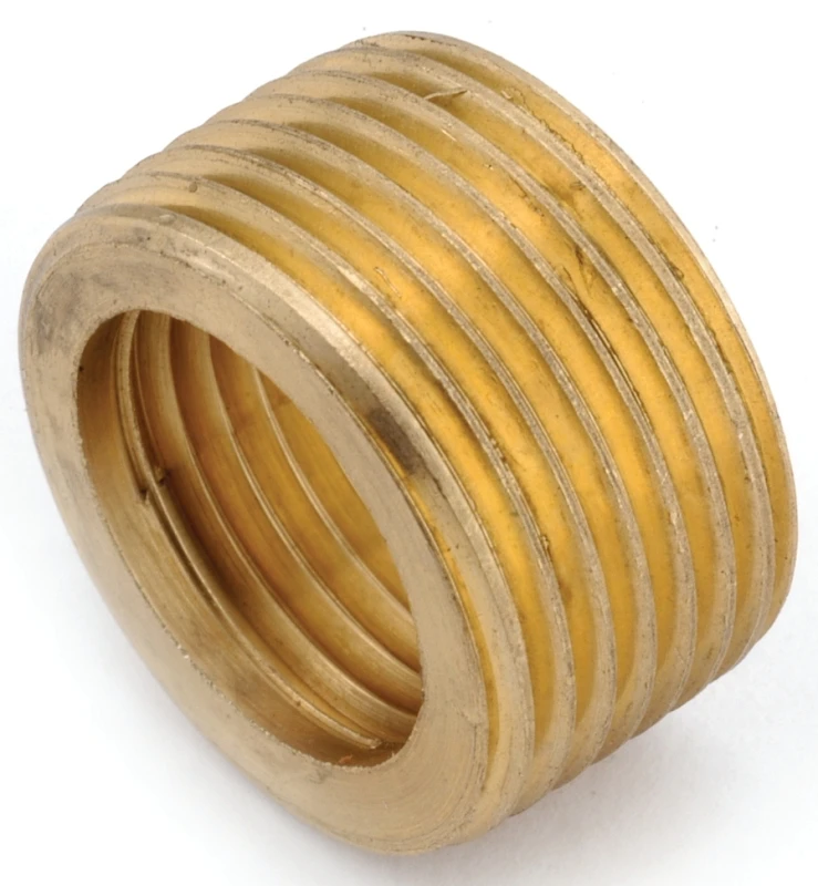 Lead Free Brass Pipe Fitting Face Bushing, 3/4 Inch by 1/2 Inch