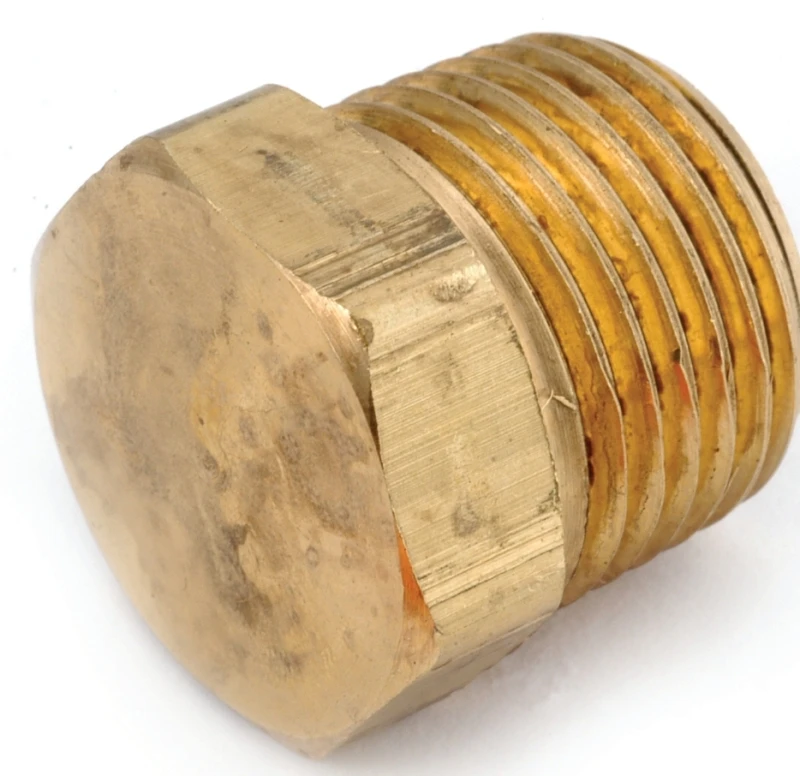 3/8 In. Low Lead Hex Head Brass Plug, Model 756121-06