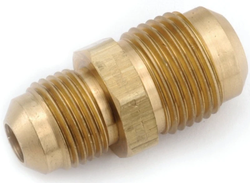 Flare Reducing Union Adapter, Lead Free Brass, 5/8 x 1/2 In.