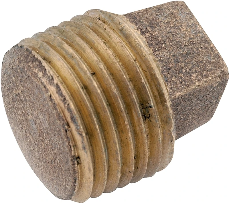 Lead Free Brass Pipe Plug Fitting, 1/8 Inch Size