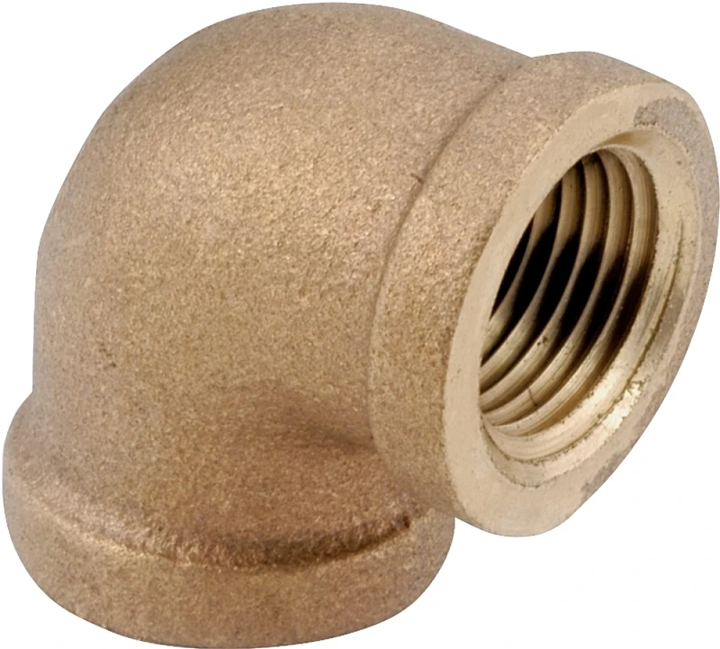1/4 In. 90 Degree Red Brass Threaded Elbow - Model 738100-04