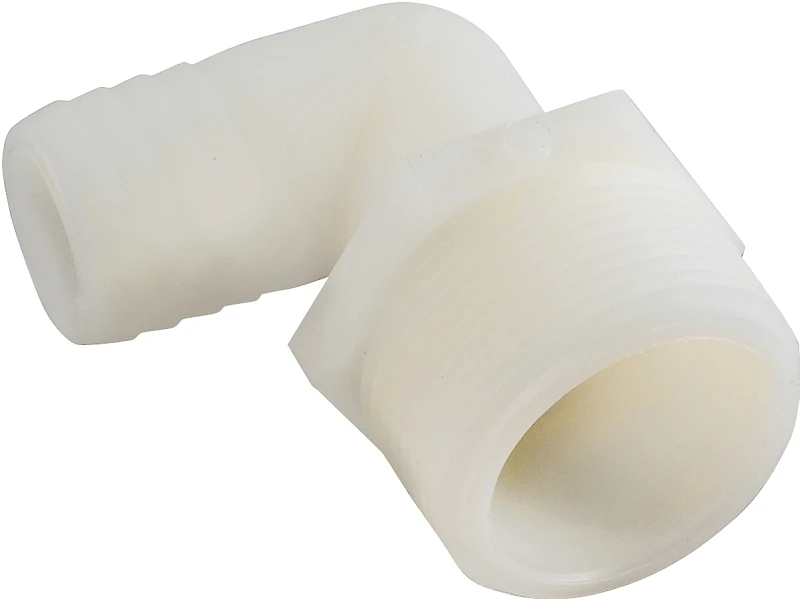 1/4 In. Barb X 1/4 In. Mip 90 Degree Nylon Elbow Fitting