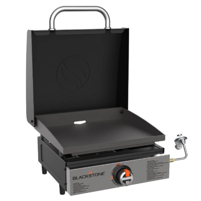 17-inch Tabletop Griddle Grill With Hood, 12,000 Btus, Model 2143