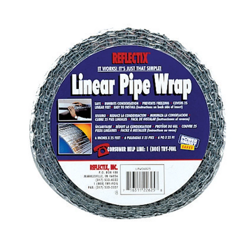 Reflective Foil Insulation Duct Wrap, 12 Inch by 25 Foot Roll