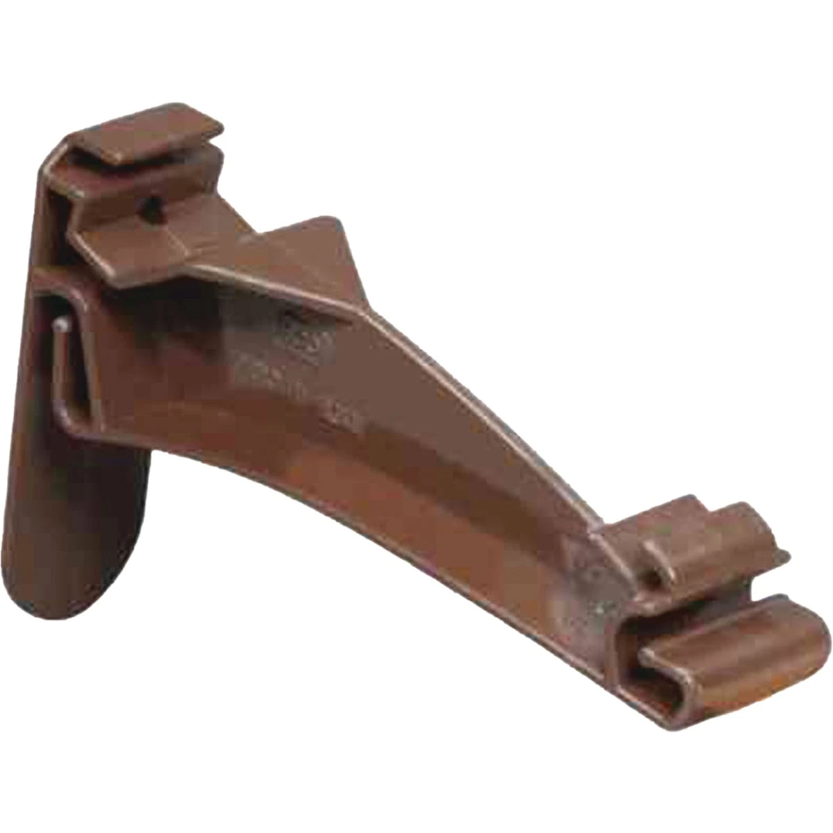 K-Style Hidden Traditional Vinyl Gutter Hanger Brown 5 Inch