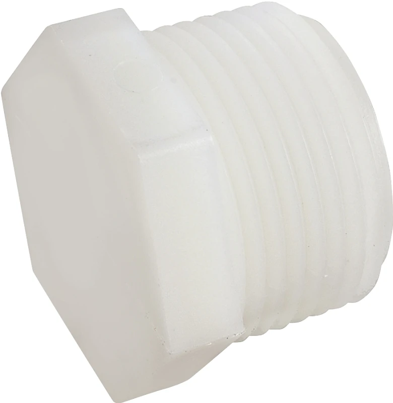3/4 In. Nylon Hex Head Pipe Plug, Mpt Connection