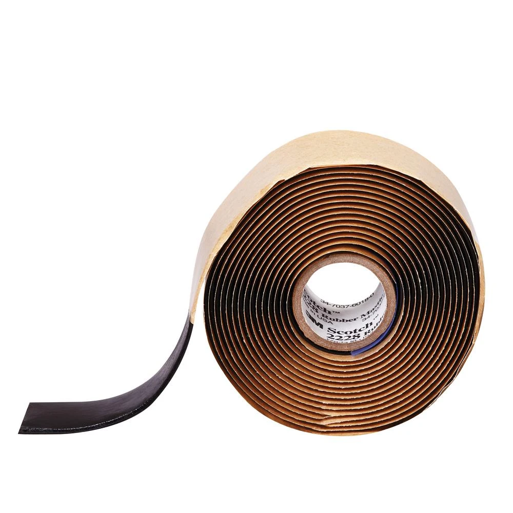 Rubber Mastic Electrical Tape, 1-inch X 10-feet, Professional Grade