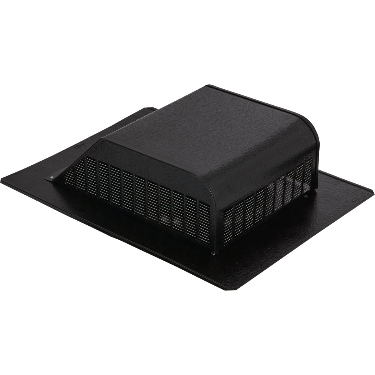 Slant Aluminum Roof Vent in Black Finish with 50 Square Inches Ventilation Area