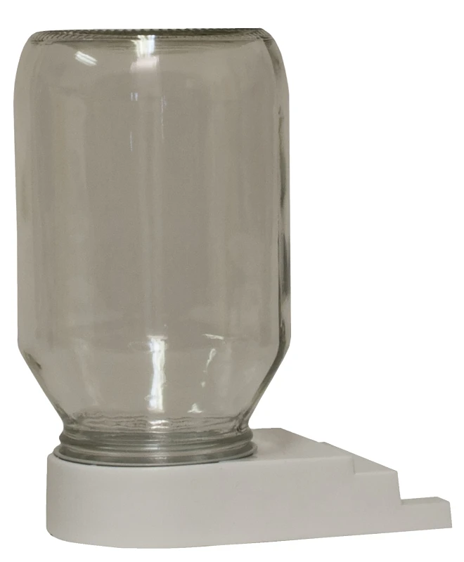 1 Quart Beehive Entrance Feeder With Glass Jar
