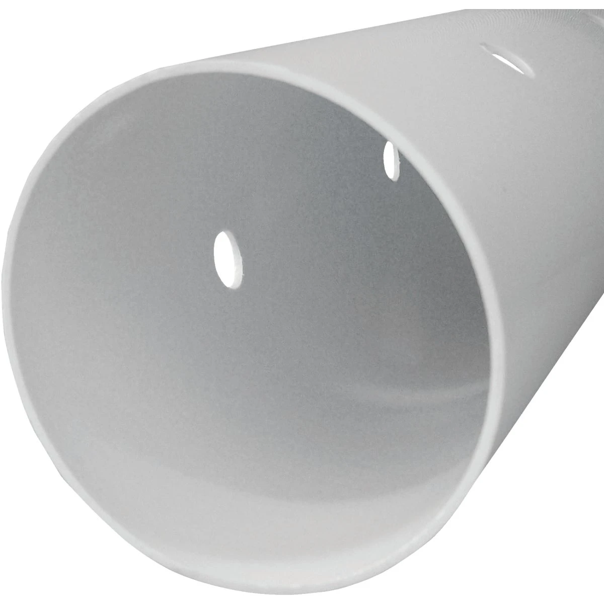 4 In. X 10 Ft. Perforated Pvc Drain & Sewer Pipe, Belled End