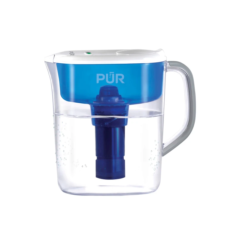 Plus 11-cup Water Filter Pitcher With 3-in-1 Filtration Technology, White