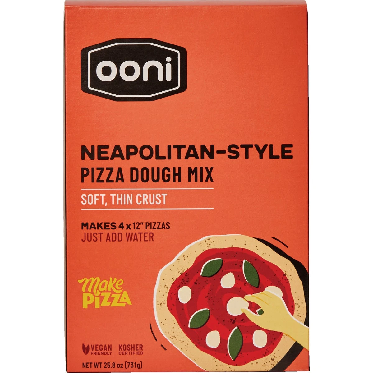 Neapolitan-style Pizza Dough Mix 25.8oz - Perfect For Homemade Pizzas
