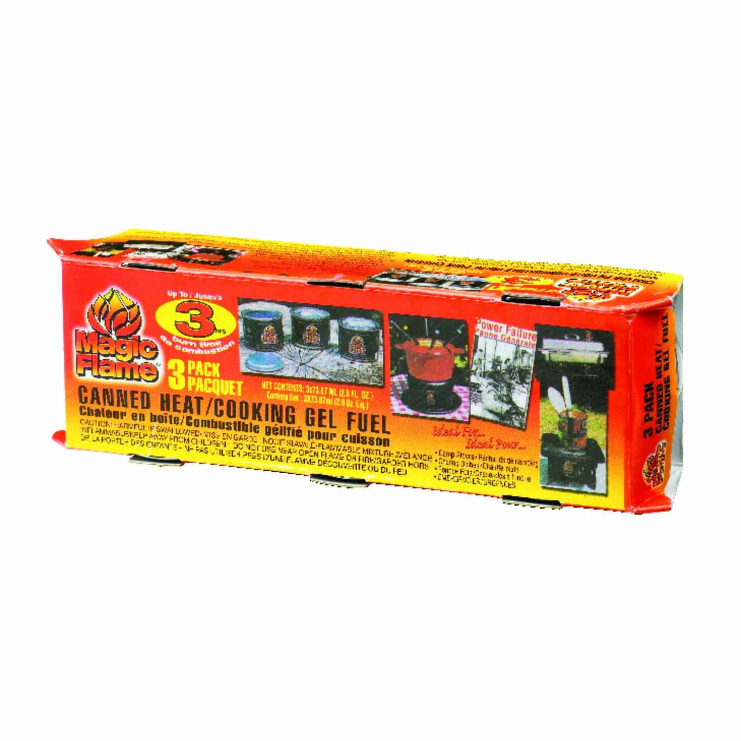 Cooking Fuel 1.5 In. H X 2.5 In. W X 7.5 In. L 3 Pk