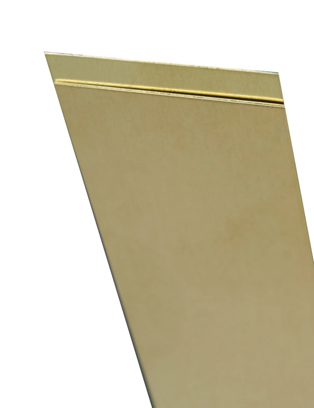 0.093 In. X 1/2 In. W X 36 In. L Brass Metal Strip