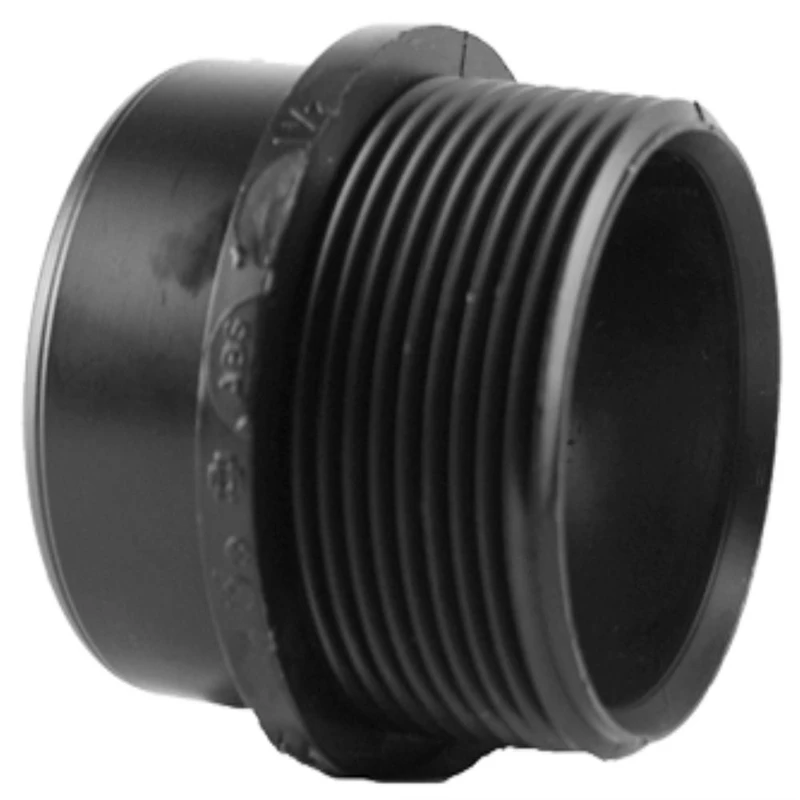 Abs/dwv Trap Adapter, 1-1/2 In., Spigot X Slip Joint Thread
