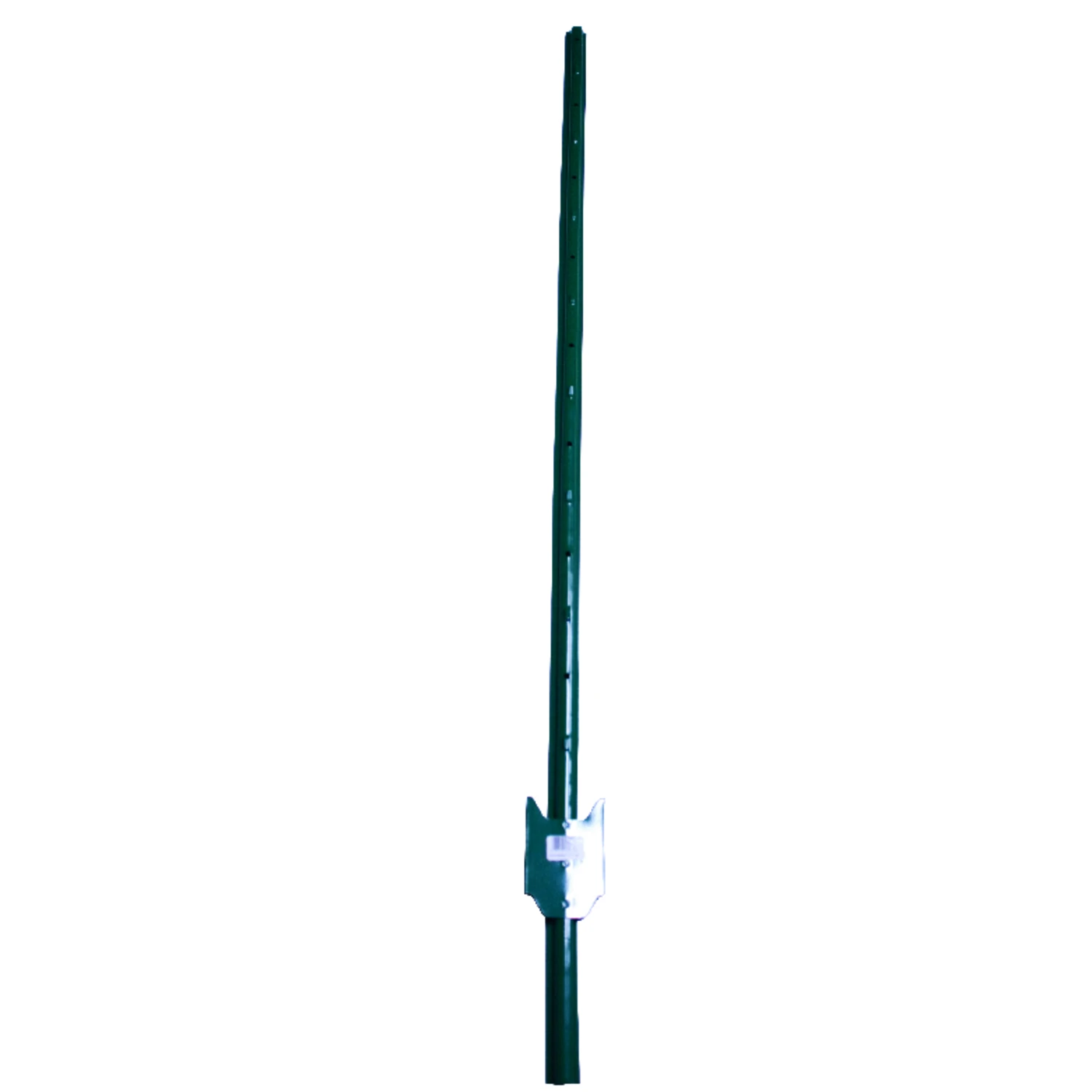 5 ft Green Powder-Coated Steel U-Post | Light-Duty U-Channel Garden Fence Post
