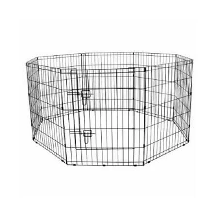 Collapsible Dog Exercise Pen, 48 Inch Tall, Heavy-duty Metal, Adjustable