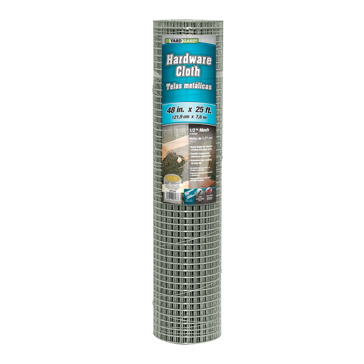 48 In. H X 300 Ft. L Galvanized Steel Hardware Cloth 1/2 In. Mesh