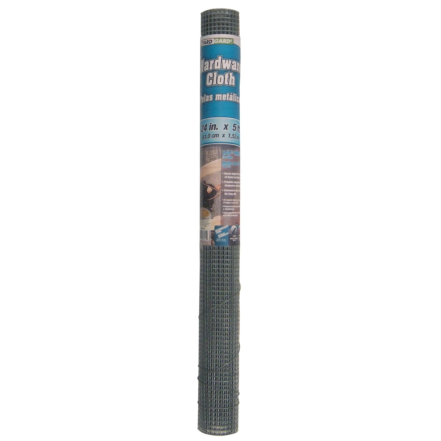 Galvanized Metal Hardware Cloth Fence, 1/4 Inch Mesh, 23 Gauge, 24 Inch by 5 Foot