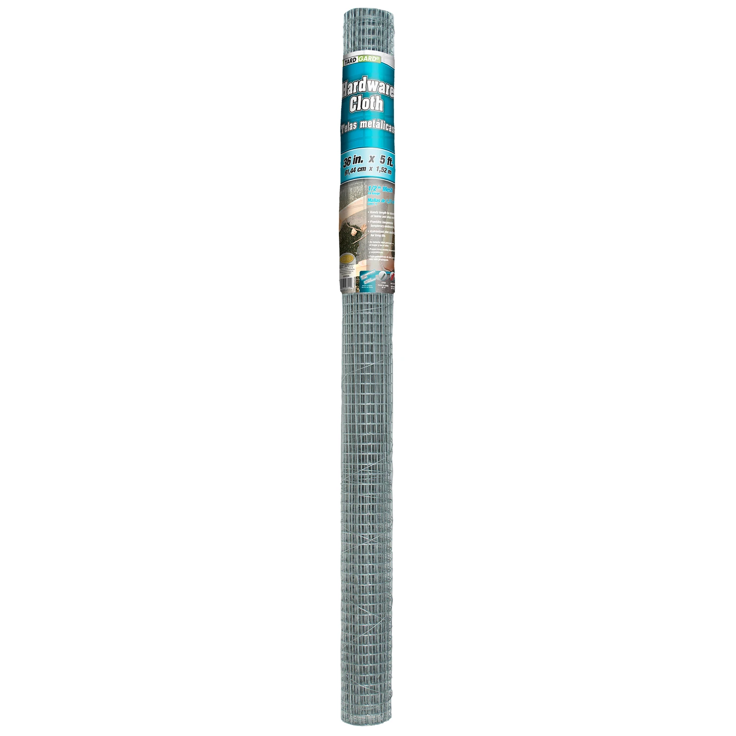 36 In. H X 60 Ft. L Galvanized Steel Hardware Cloth 1/4 In. Mesh