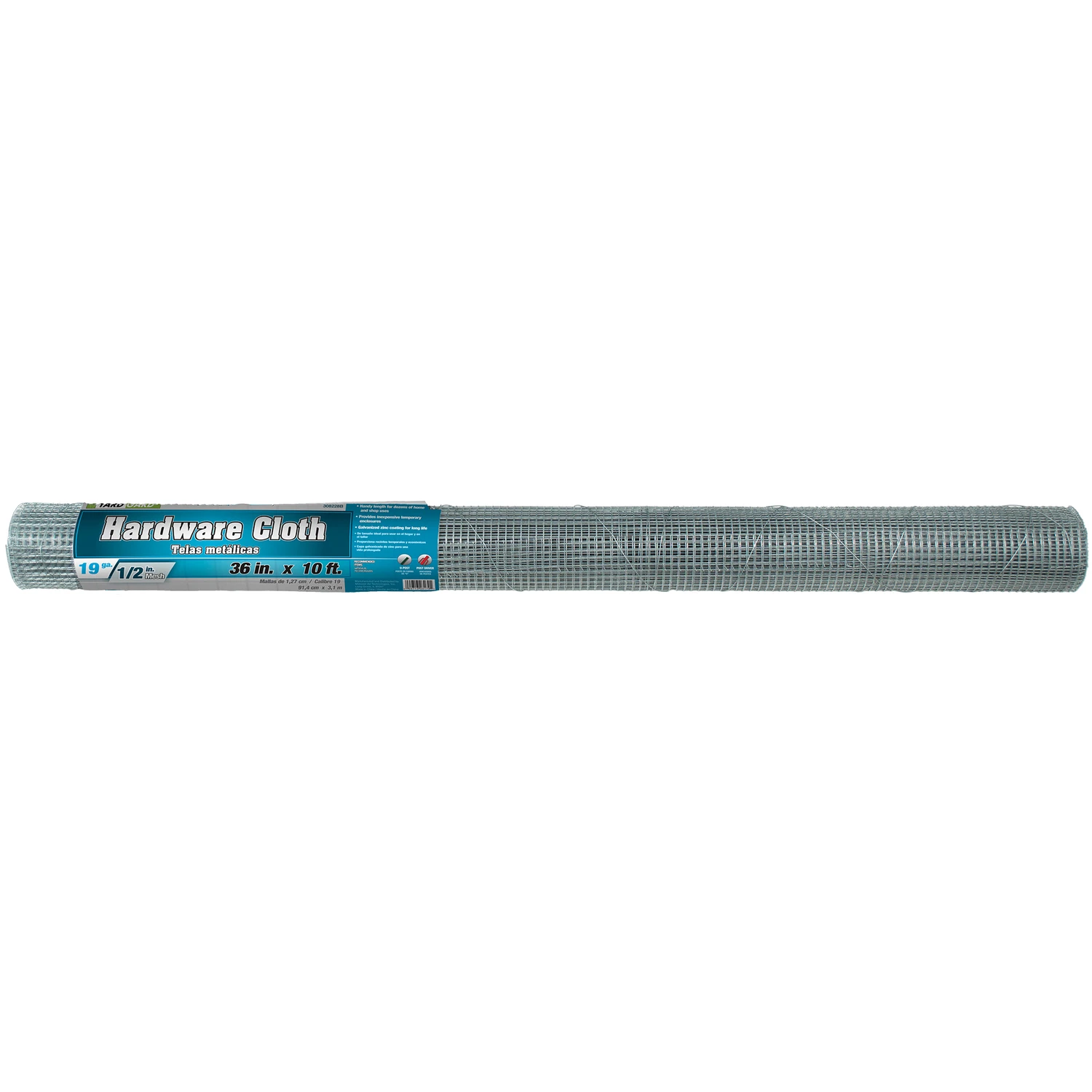 Metal Hardware Cloth Fence with 1/2-Inch Mesh, 36-Inch by 10-Foot Roll