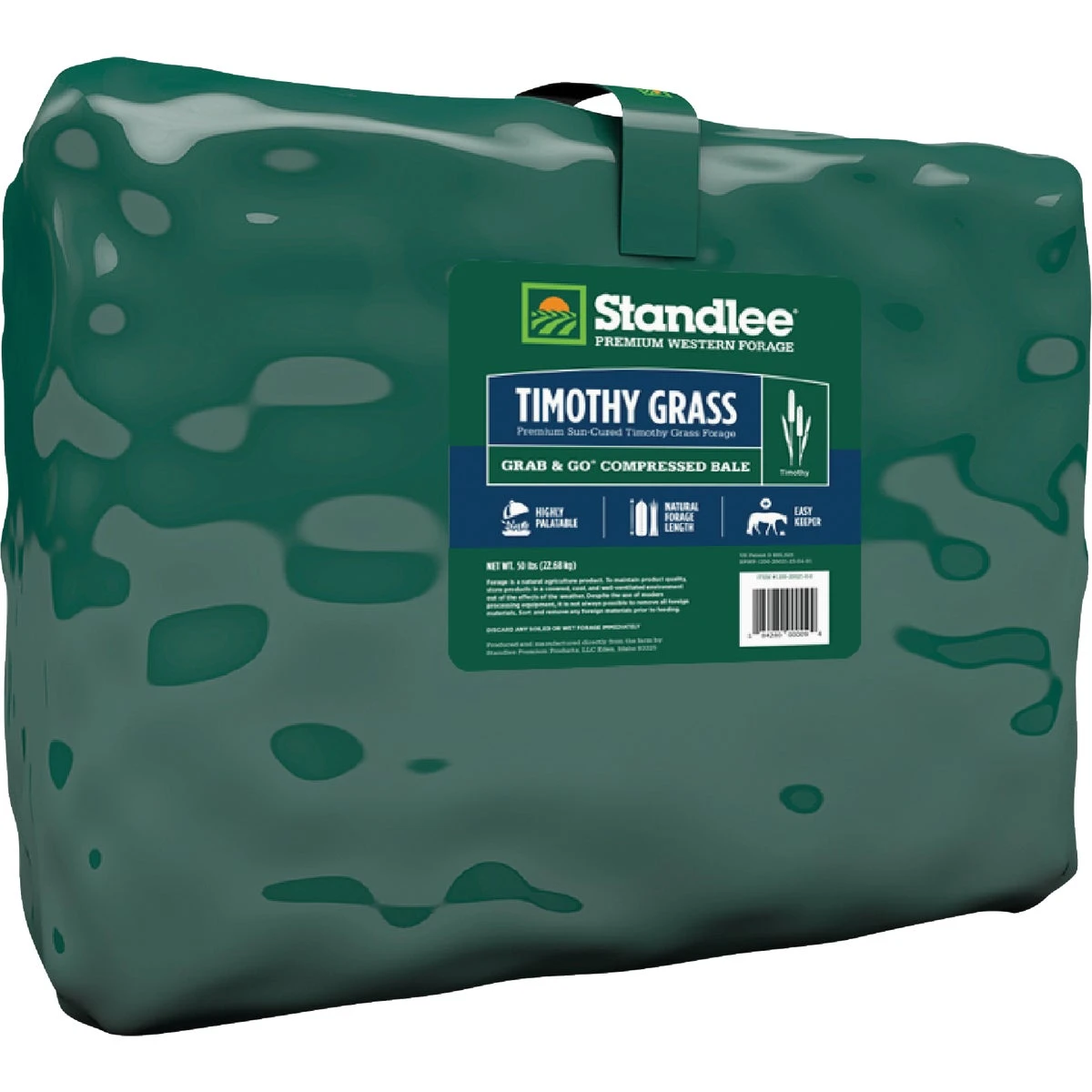 Premium Timothy Grass Grab and Go Bale 50 Pounds