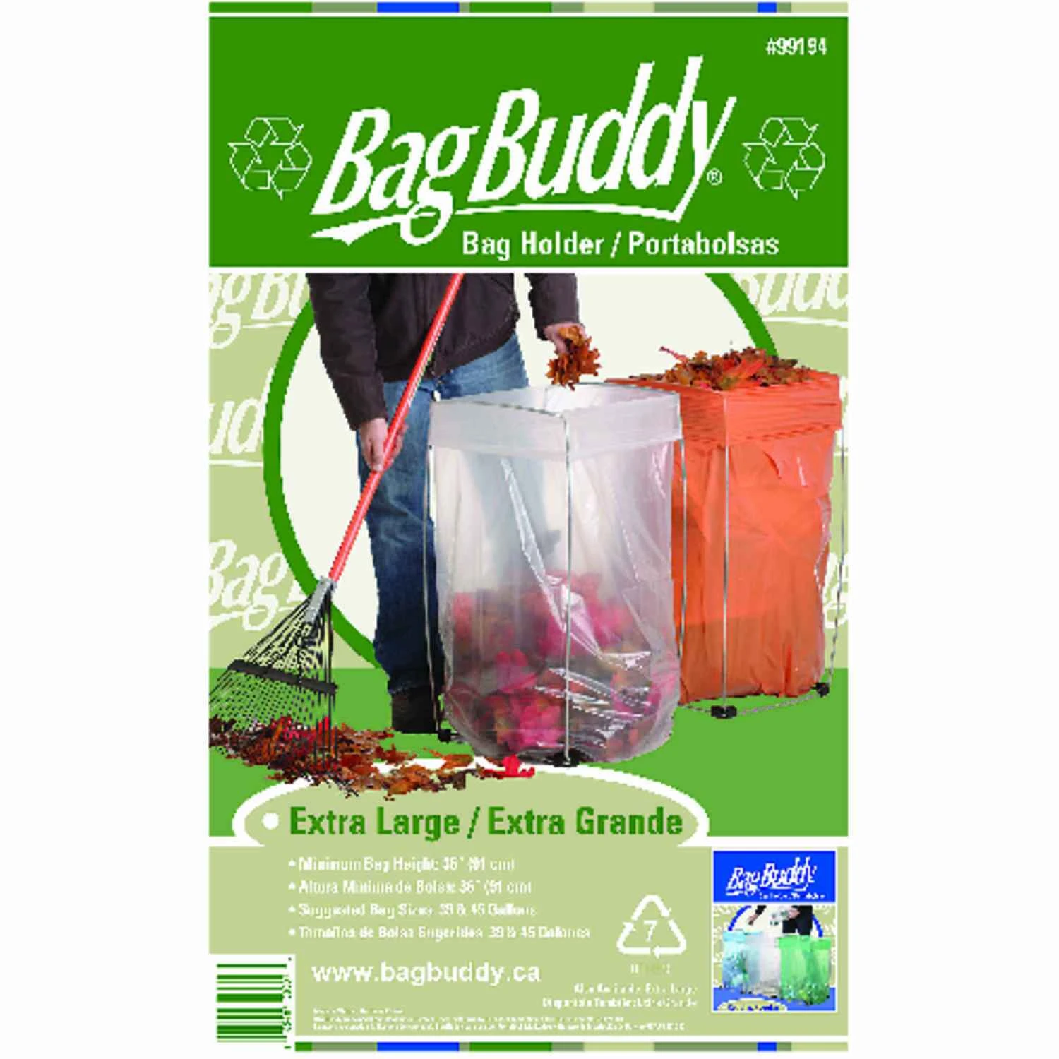 39 To 45 Gallon Capacity Wire Frame Lawn & Yard Bag Holder