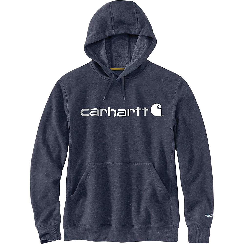 Men's Force Delmont Signature Graphic Hooded Sweatshirt - Medium Regular - Navy Heather