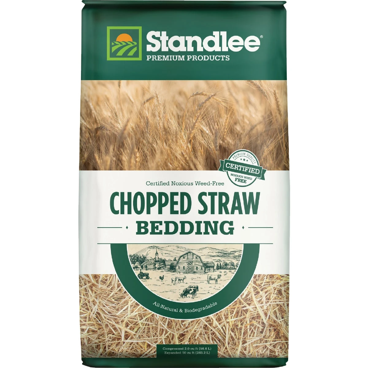 25 Lb. Certified Chopped Straw Bedding