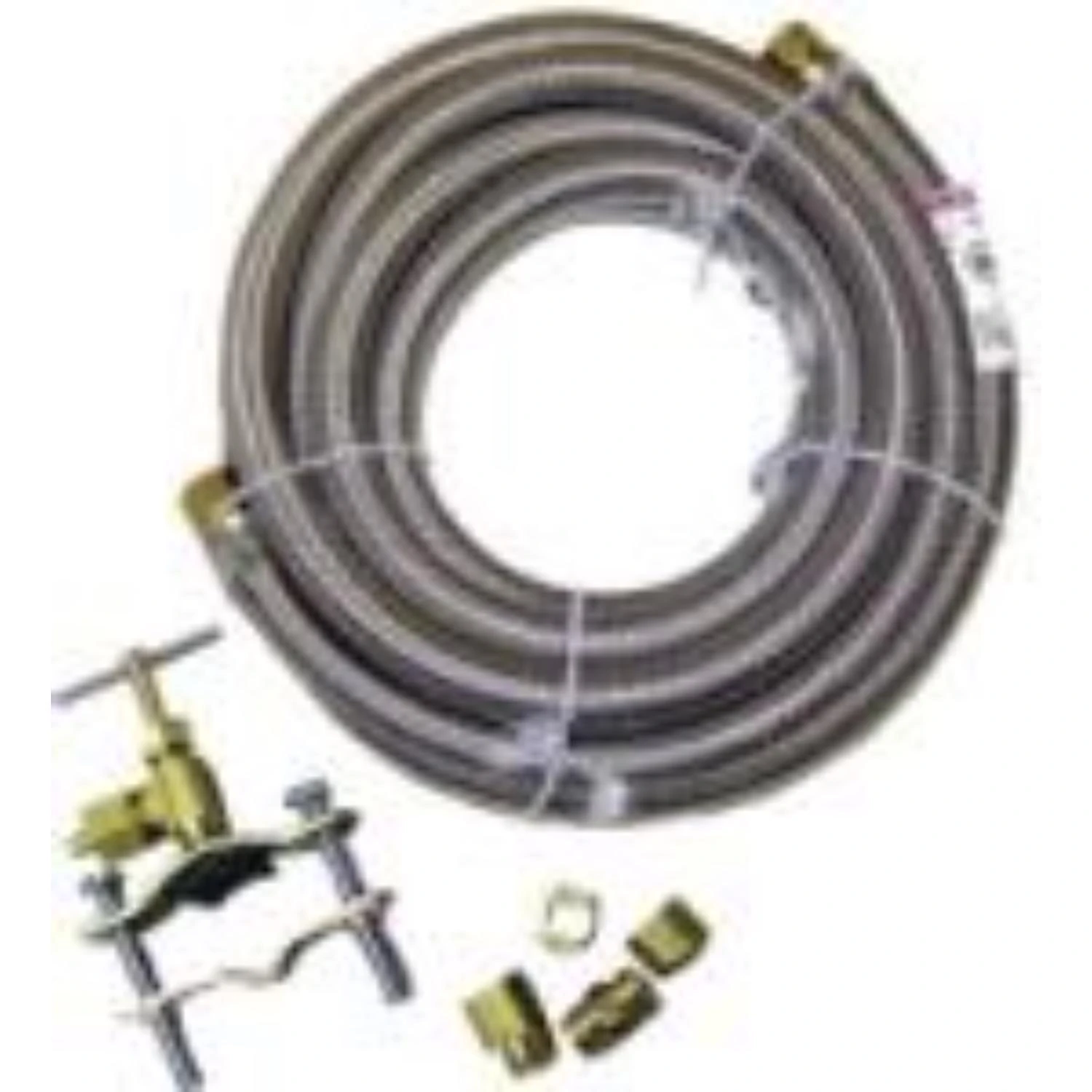 Stainless Steel Ice Maker Kit with 1/4 Inch by 1/4 Inch Tubing, 10 Feet Length