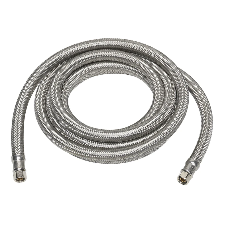 1/4 In. Compression X 1/4 In. Compression 120 In. Braided Stainless Steel Ice Maker Supply Line