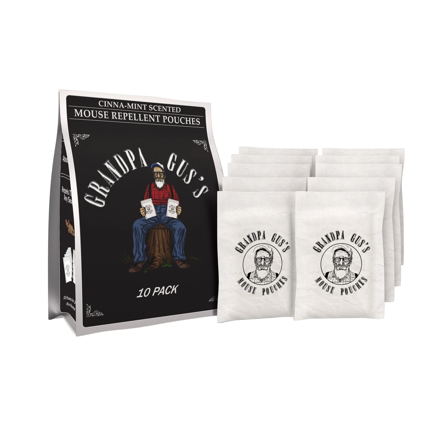 Mouse Repellent Pouch, Peppermint & Cinnamon, 12-Pk.