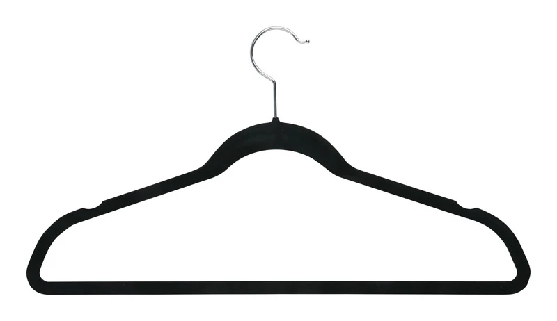 Velvet Touch Suit Hangers, Black, 3-Pk.