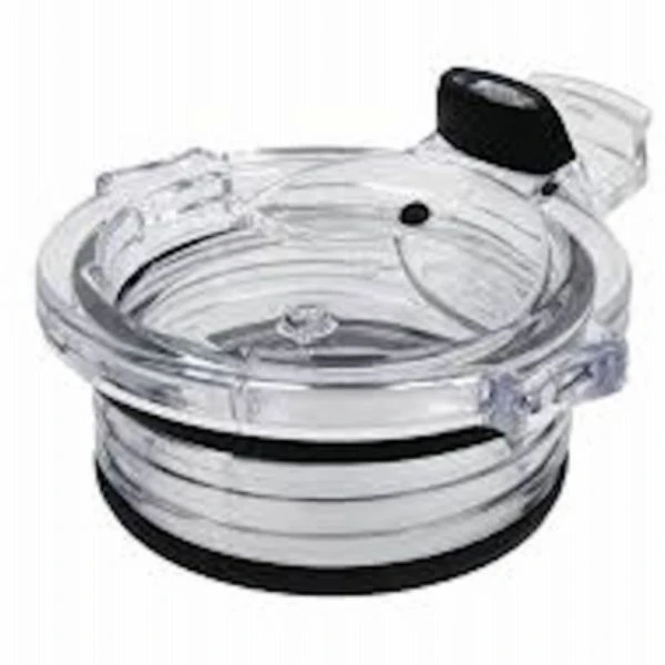 Clear Screw Lid for Beverage Holder, Durable Plastic, Fits Standard Size