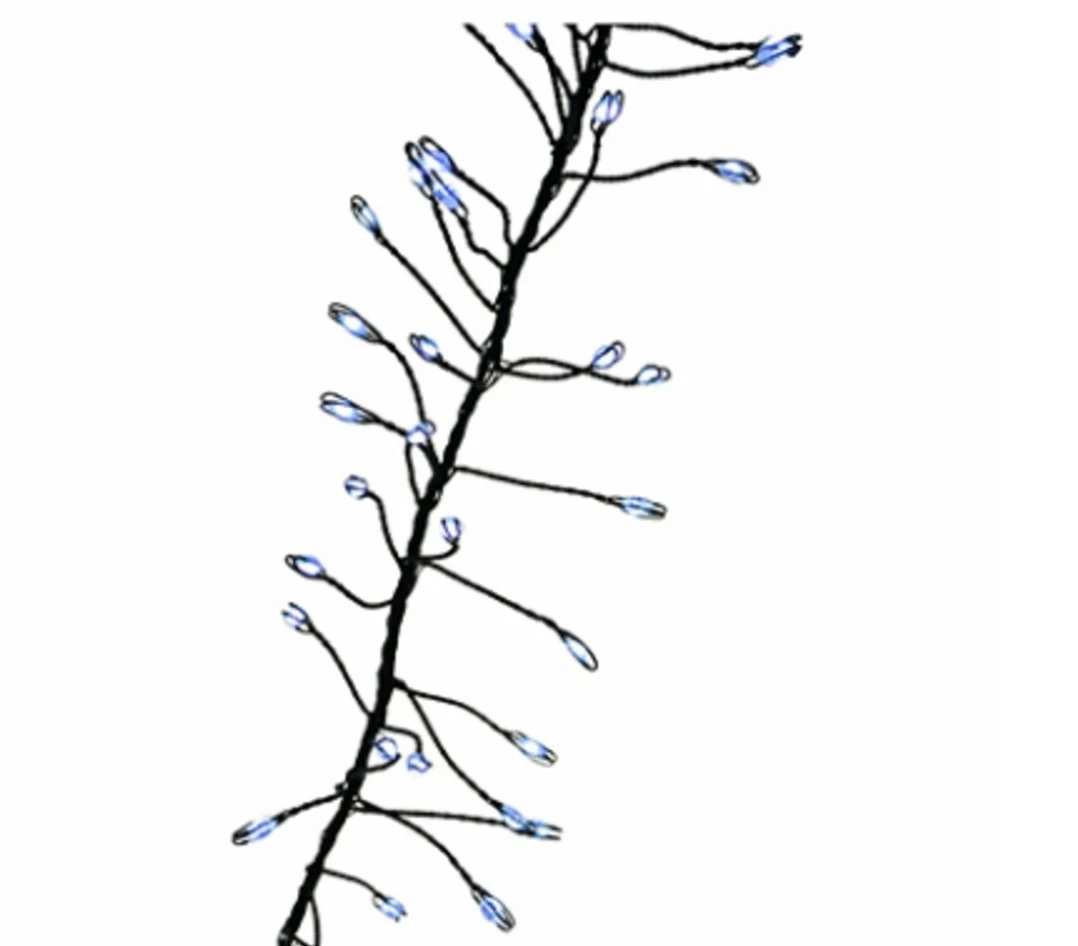 Micro Big Seed Cluster Led Light Set, Silver Wire, Cool White Twinkle, 216 Lights