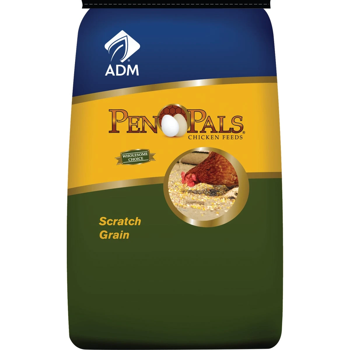 50 Lb. Scratch Grain Chicken Feed - All-purpose Poultry Grain Mix