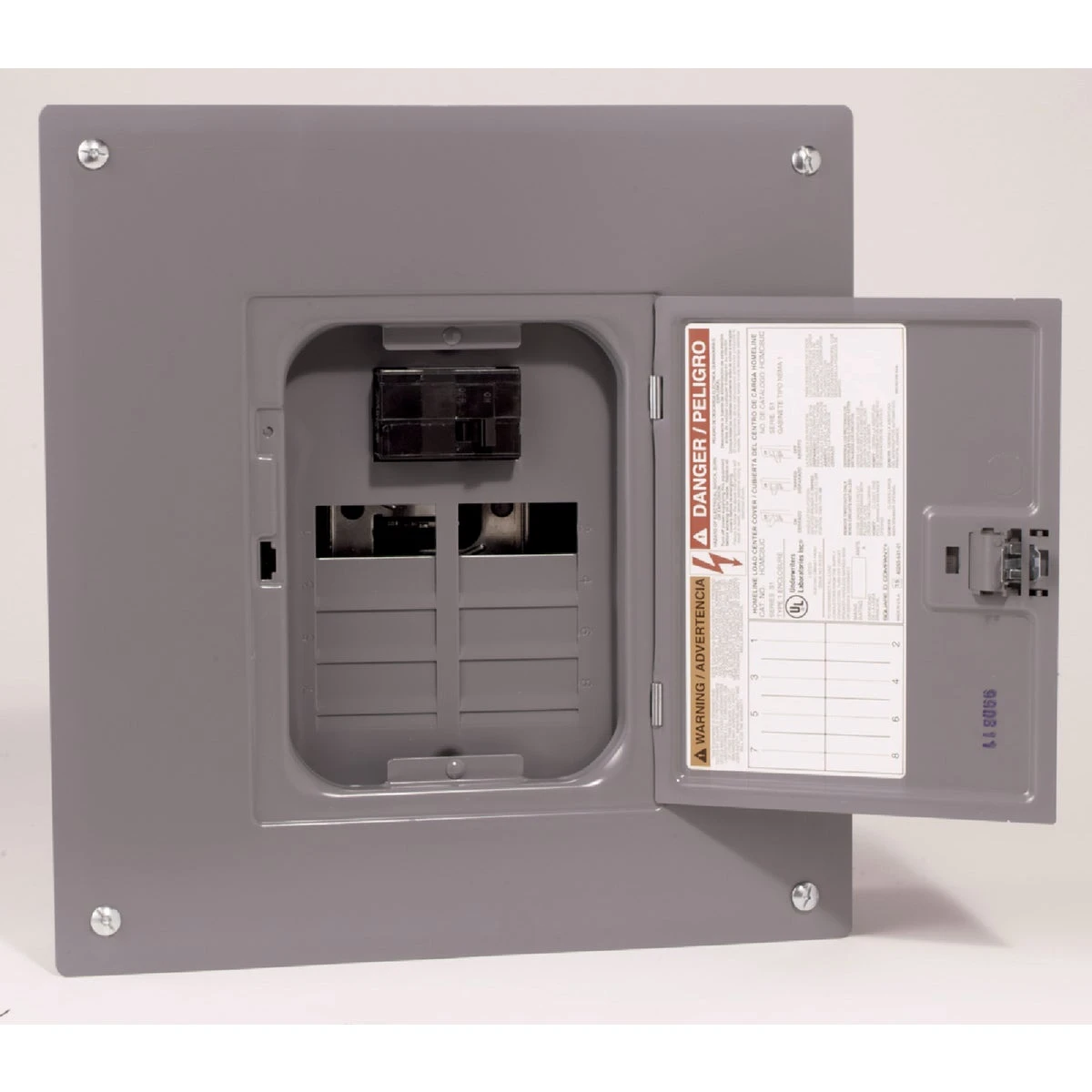 Homeline 100 Amp 8-space 16-circuit Indoor Main Breaker Load Center