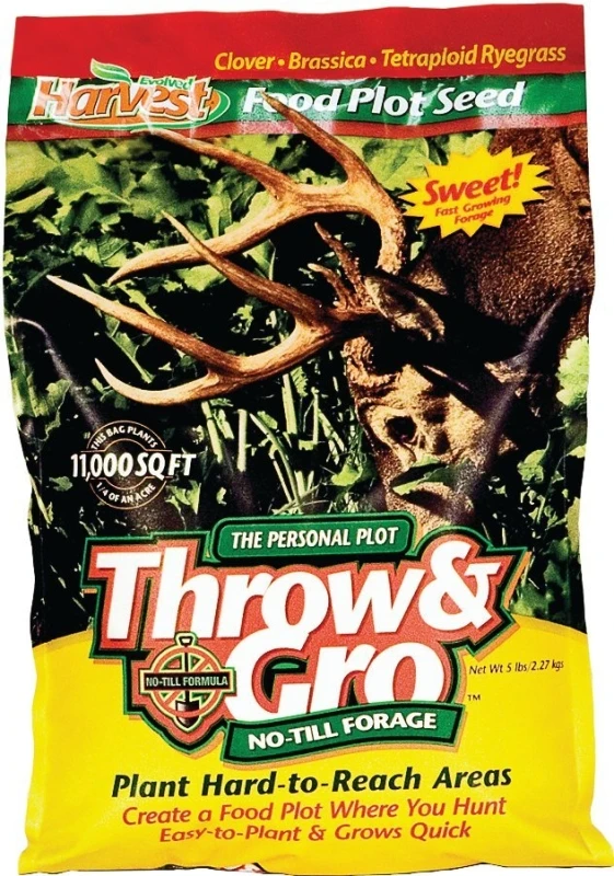 Throw & Gro 5 Lb. Clover, Brassica & Tetraploid Ryegrass Seed Mix