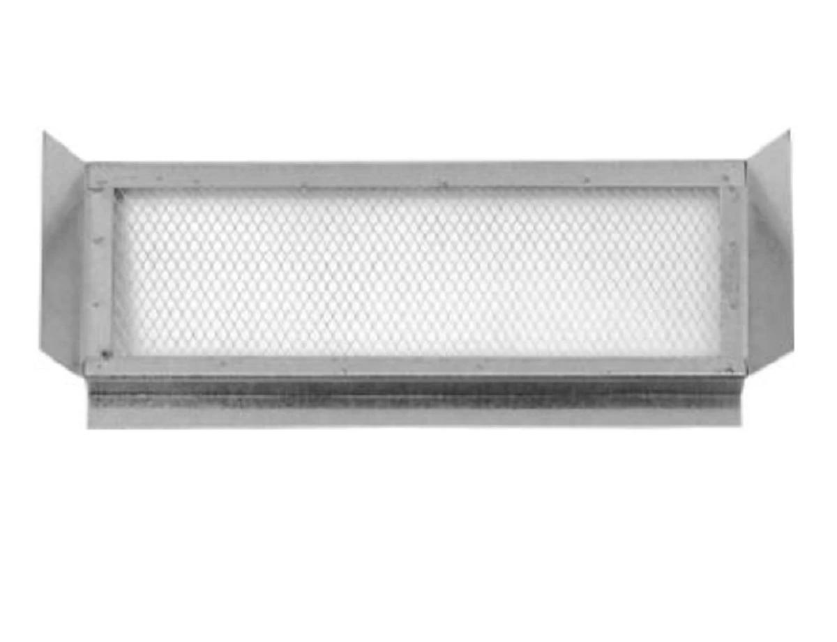 22 Inch by 6 Inch Galvanized Steel Eave Vent for Roof Ventilation