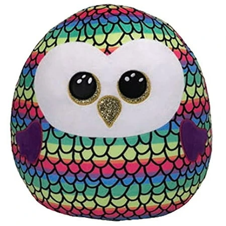 TY SQUISHY RAINBOW OWL 10