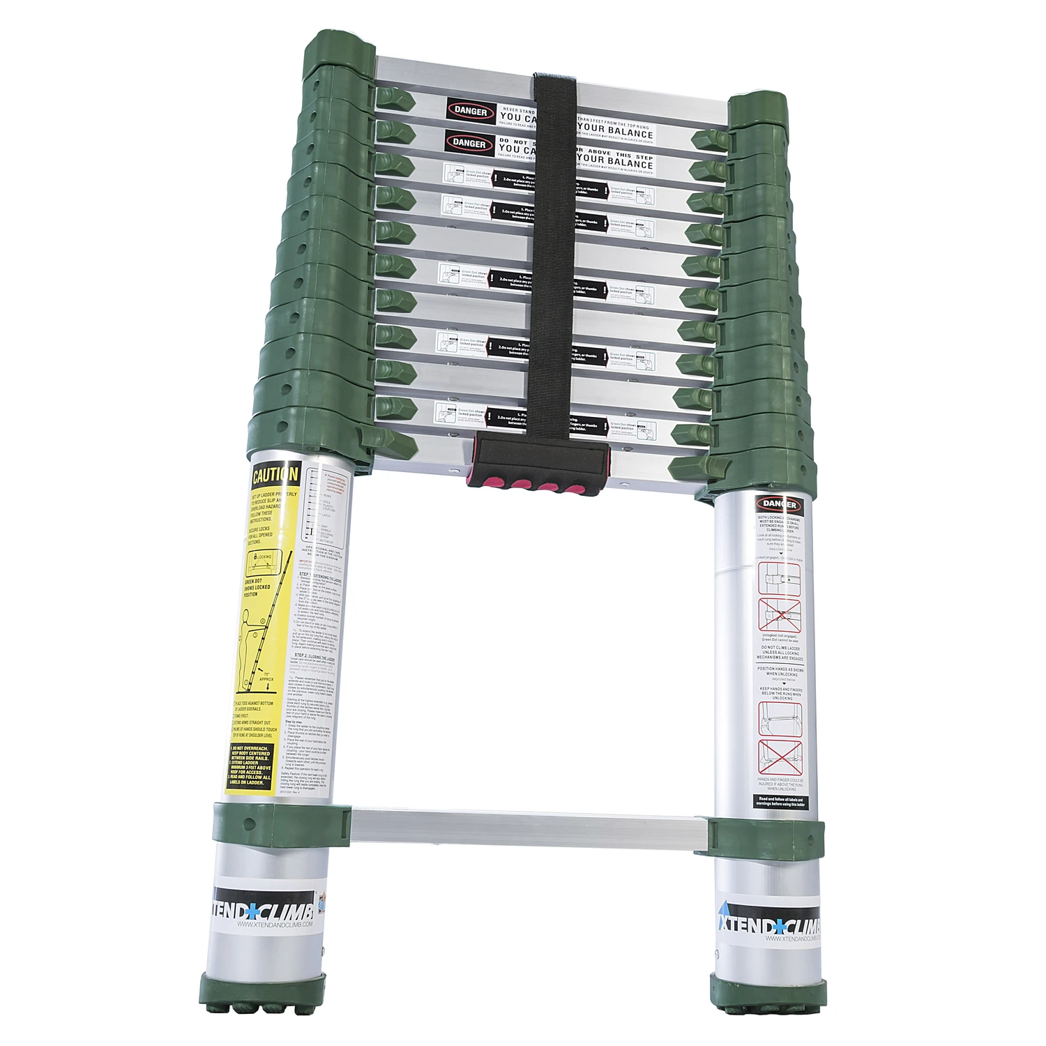 Xtend+climb 12.5 Ft. Aluminum Extension Ladder Type Ia 300 Lb Capacity Model 780p Plus