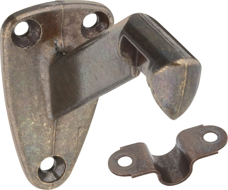 2-piece Heavy Duty Handrail Bracket Set In Antique Brass, Model N830-115