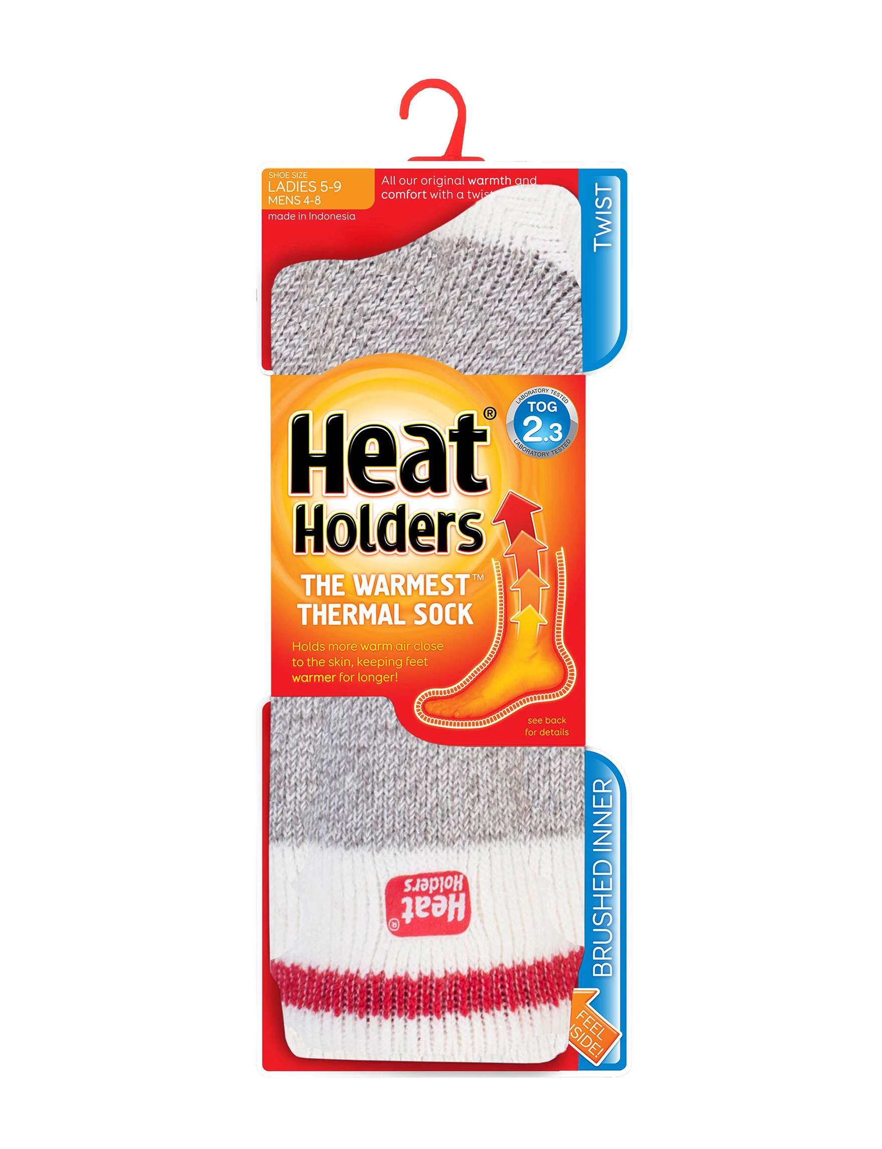 HEAT HOLDERS THERMAL SOCKS GREY/