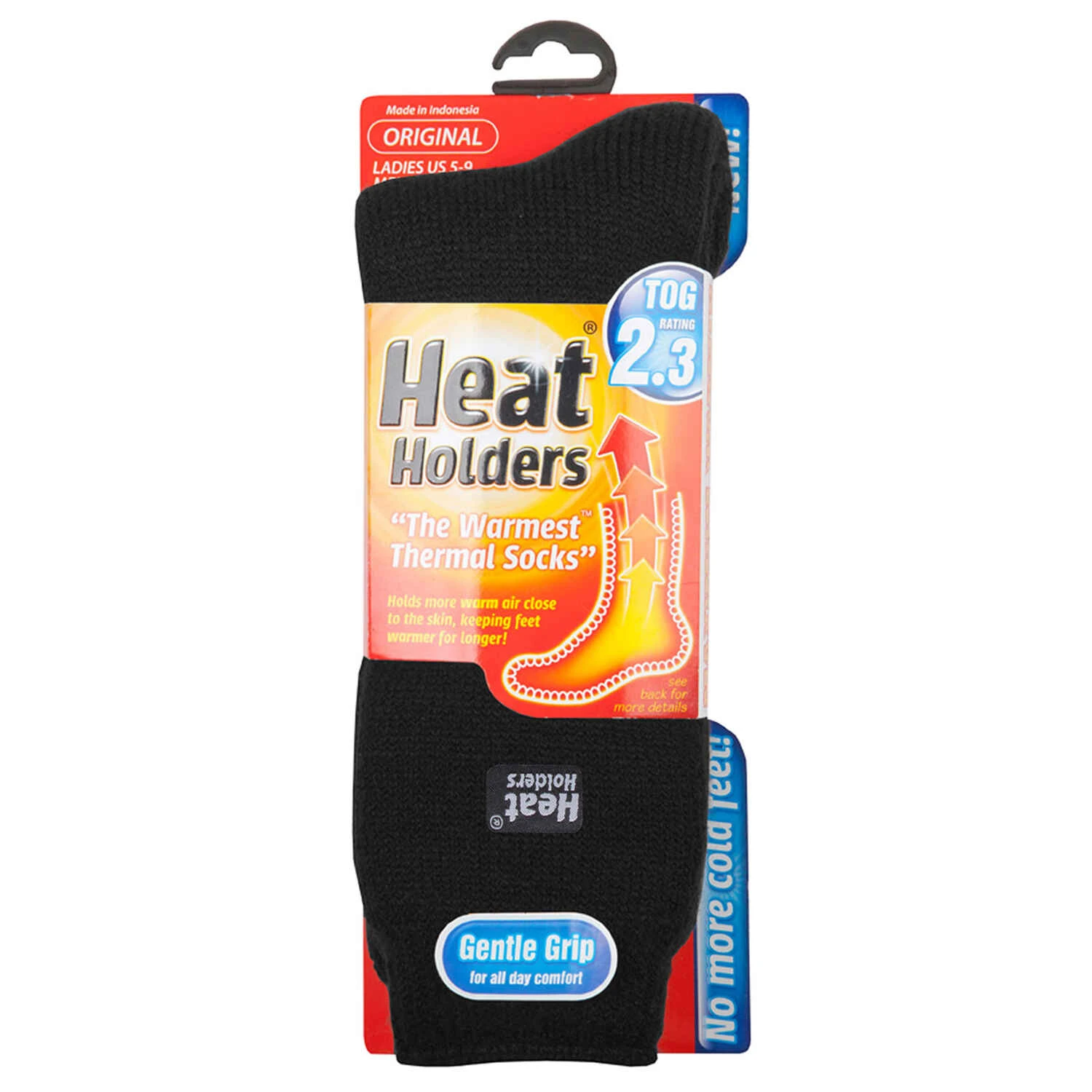 Women's Thermal Socks, Black, Size 5-9, Model Lhhorgblk