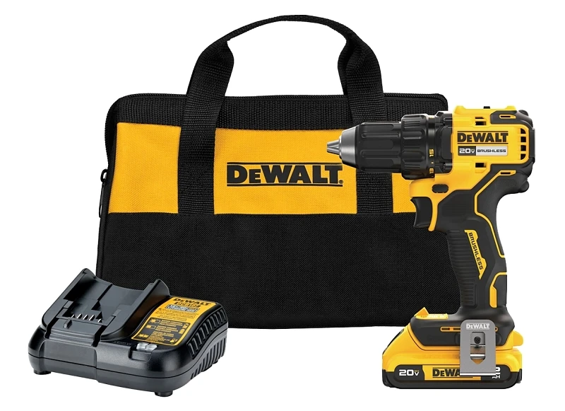 20v Max Brushless 1/2 In. Compact Cordless Drill/driver Kit With Battery & Charger