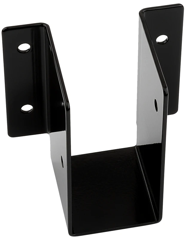 Decorative Joist Hanger, Black, 3-3/16 X 3-5/16 X 2 Inches