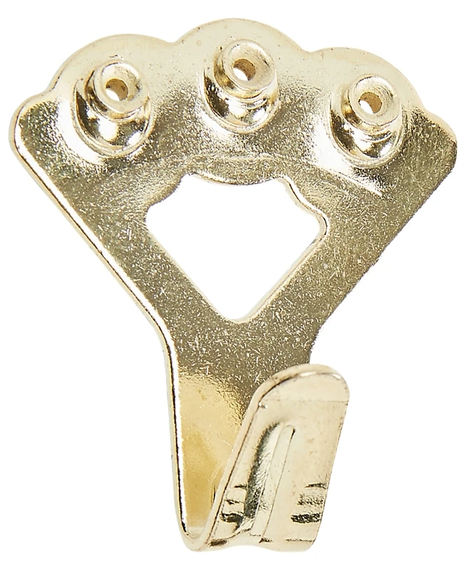 Professional Picture Hanger, 100-lb Load Capacity, Brass Finish
